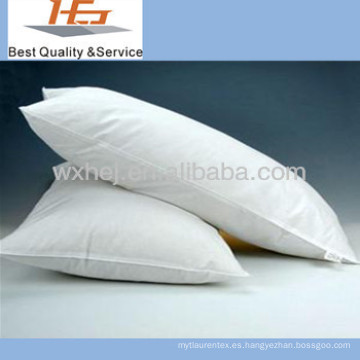 Almohada lavable blanca llana 100% del hospital del algodón / almohada médica